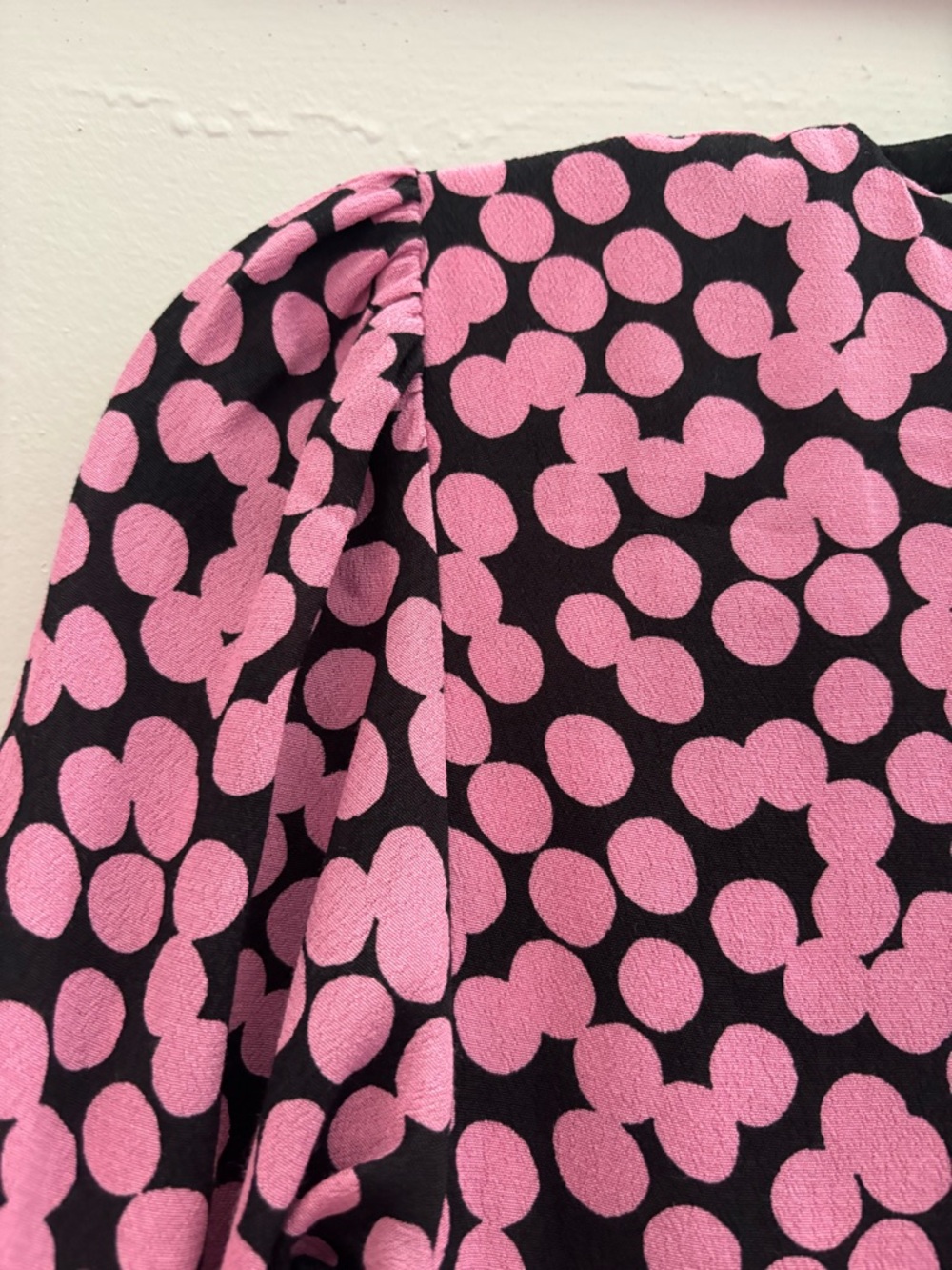 MANGO NWOT Women's Printed Cut-Out Detail Dress Sz 2 - Picture 11 of 14